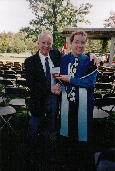 Mark Lanthier at a graduation ceremony