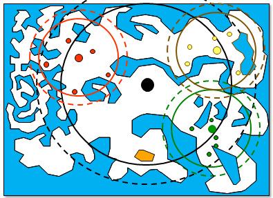 Hierarchical organization of coordinating robots