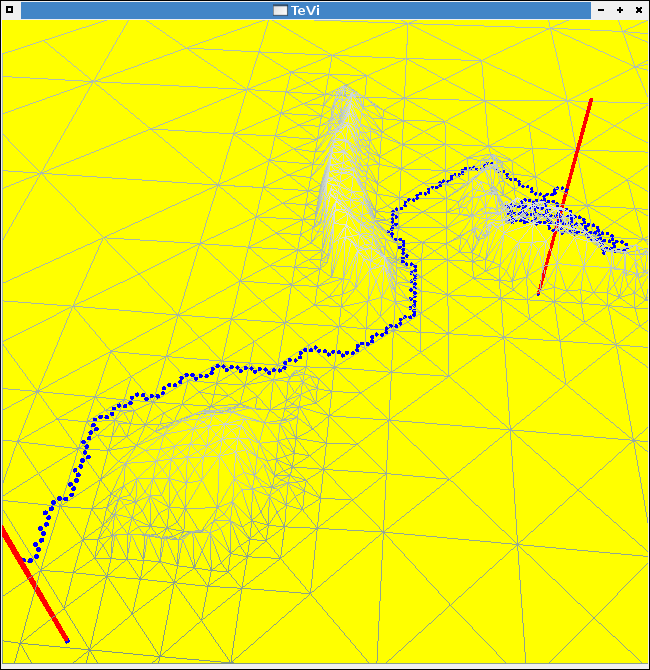 Heuristic path planning for partially known terrain