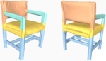 Semantic reconstruction of a chair